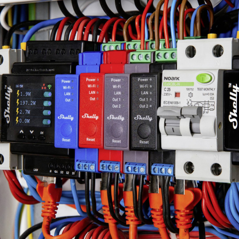 Shelly Pro 2 - dvoukanálové inteligentní relé WiFi/LAN/BL