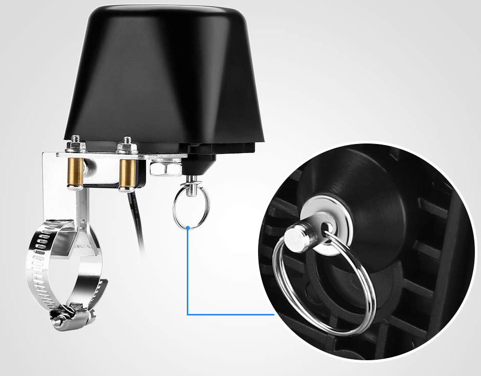 Inteligentne ramie do sterowania zaworem wody/gazu WiFi RTX dla aplikacji Tuya