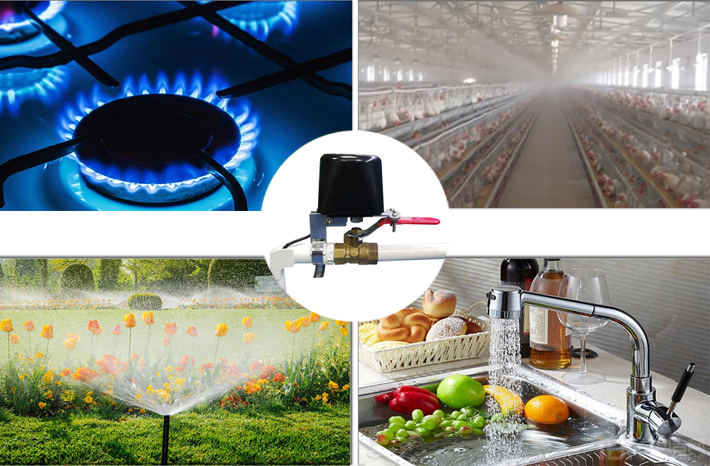 Inteligentne ramie do sterowania zaworem wody/gazu WiFi RTX dla aplikacji Tuya