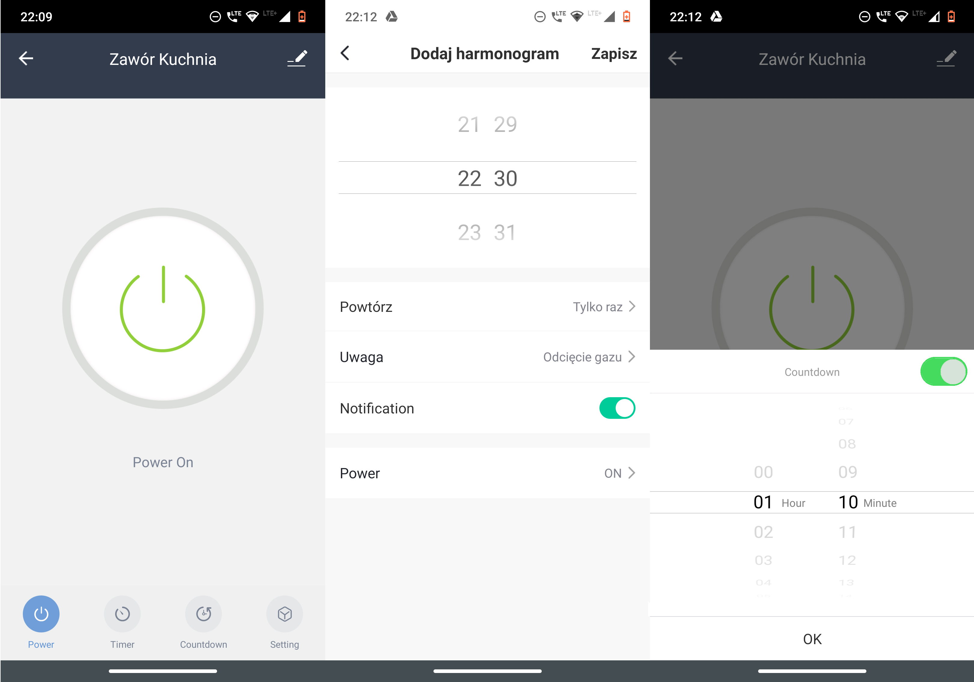 Inteligentne ramie do sterowania zaworem wody/gazu WiFi RTX dla aplikacji Tuya