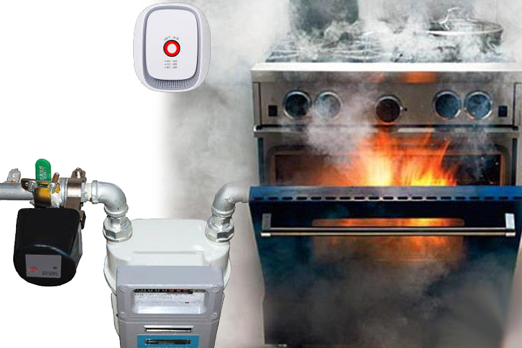 Inteligentne ramie do sterowania zaworem wody/gazu WiFi RTX dla aplikacji Tuya