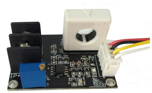 Modul s čipem WCS1800 pro bezkontaktní měření stejnosměrného a střídavého proudu