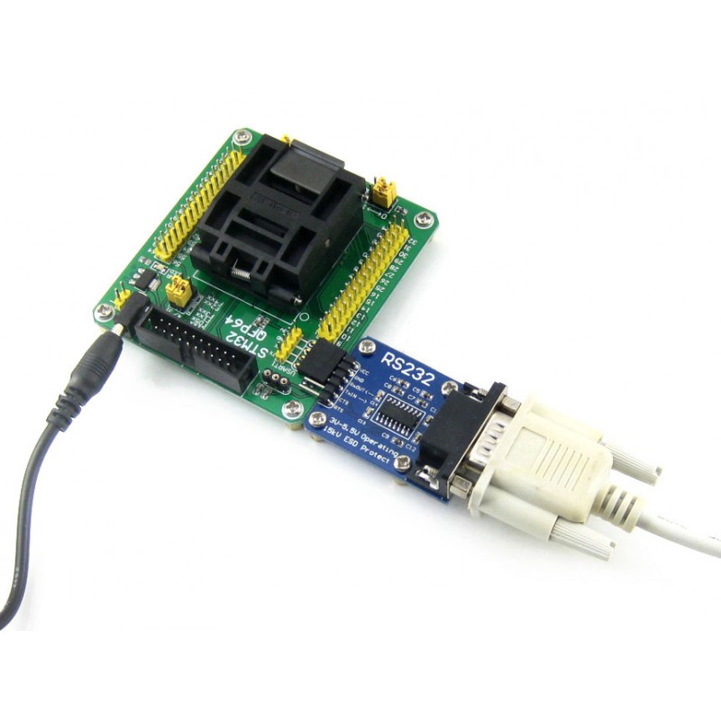 Adapter programatora STM32-QFP64