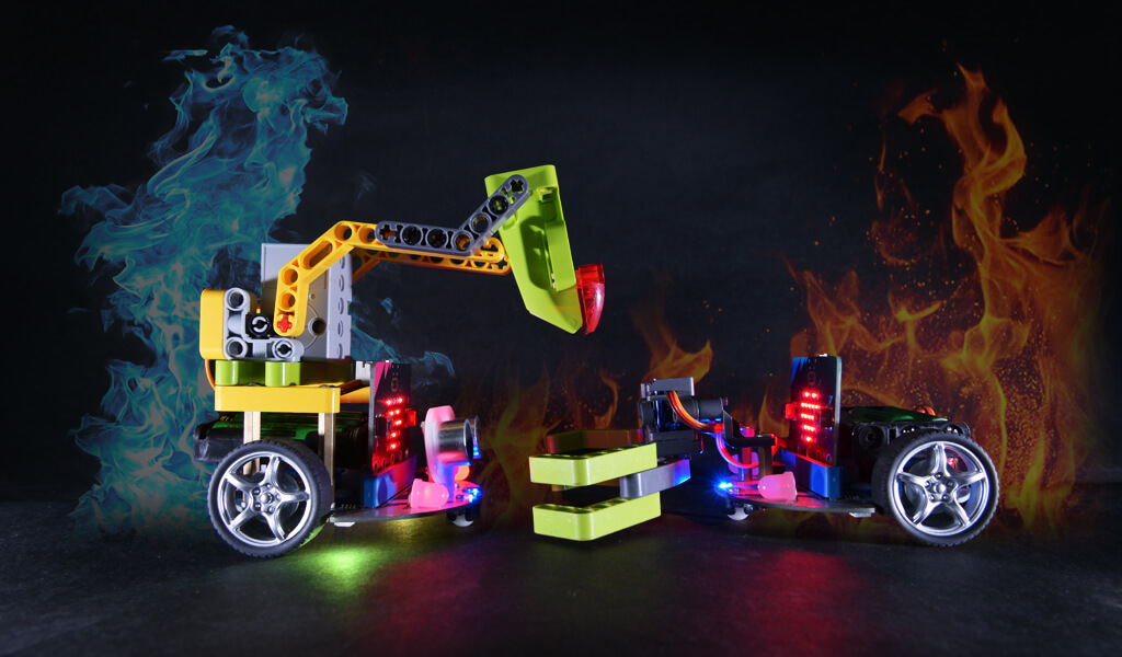 Smart Cutebot micro:bit zestaw do budowy inteligentnego samochodu od Elecfreaks
