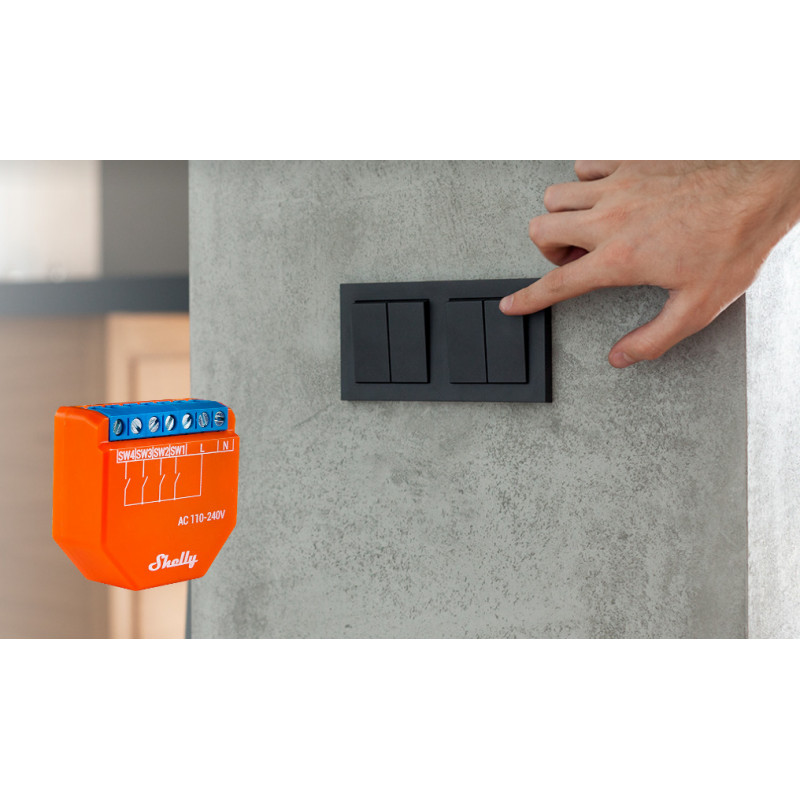 Kontroler podtynkowy Shelly PLUS i4