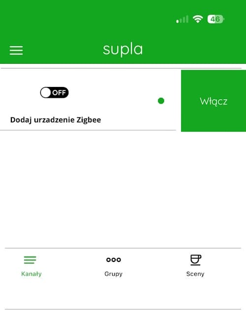 Dodawanie urządzenia Zigbee w aplikacji SUPLA za pomocą bramki Zigbee