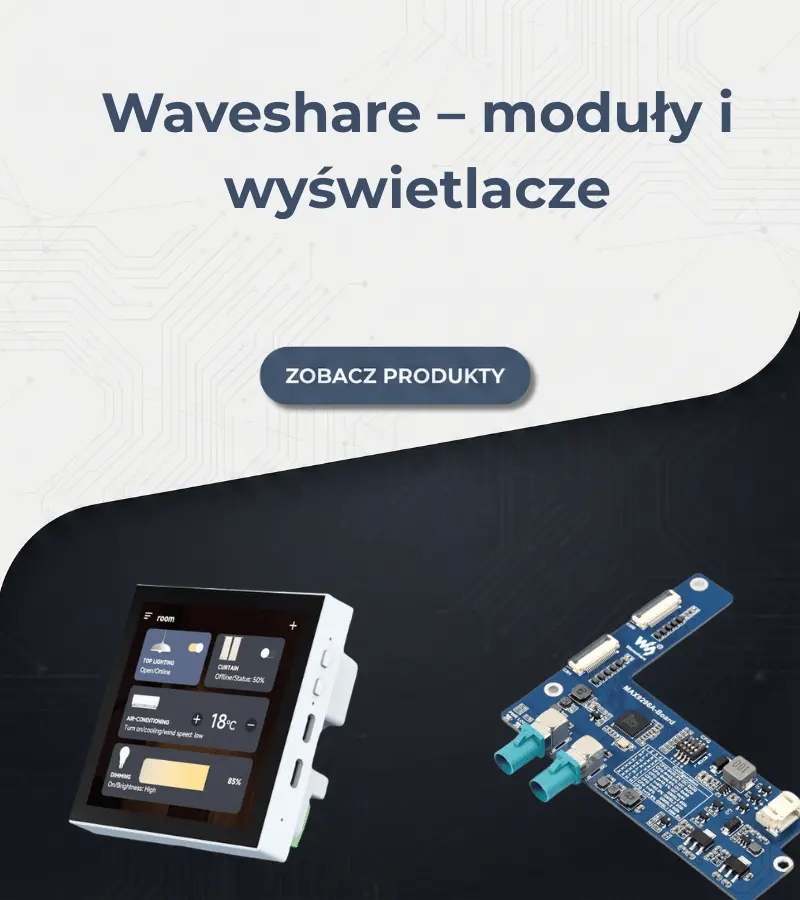 Waveshare – akcesoria dla Raspberry Pi ESP32, Arduino elty.pl