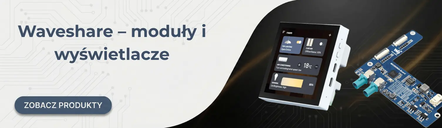 Waveshare – akcesoria dla Raspberry Pi ESP32, Arduino elty.pl