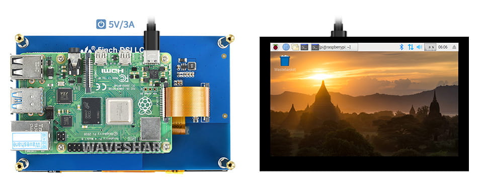 LCD displej pro Raspberry Pi 4