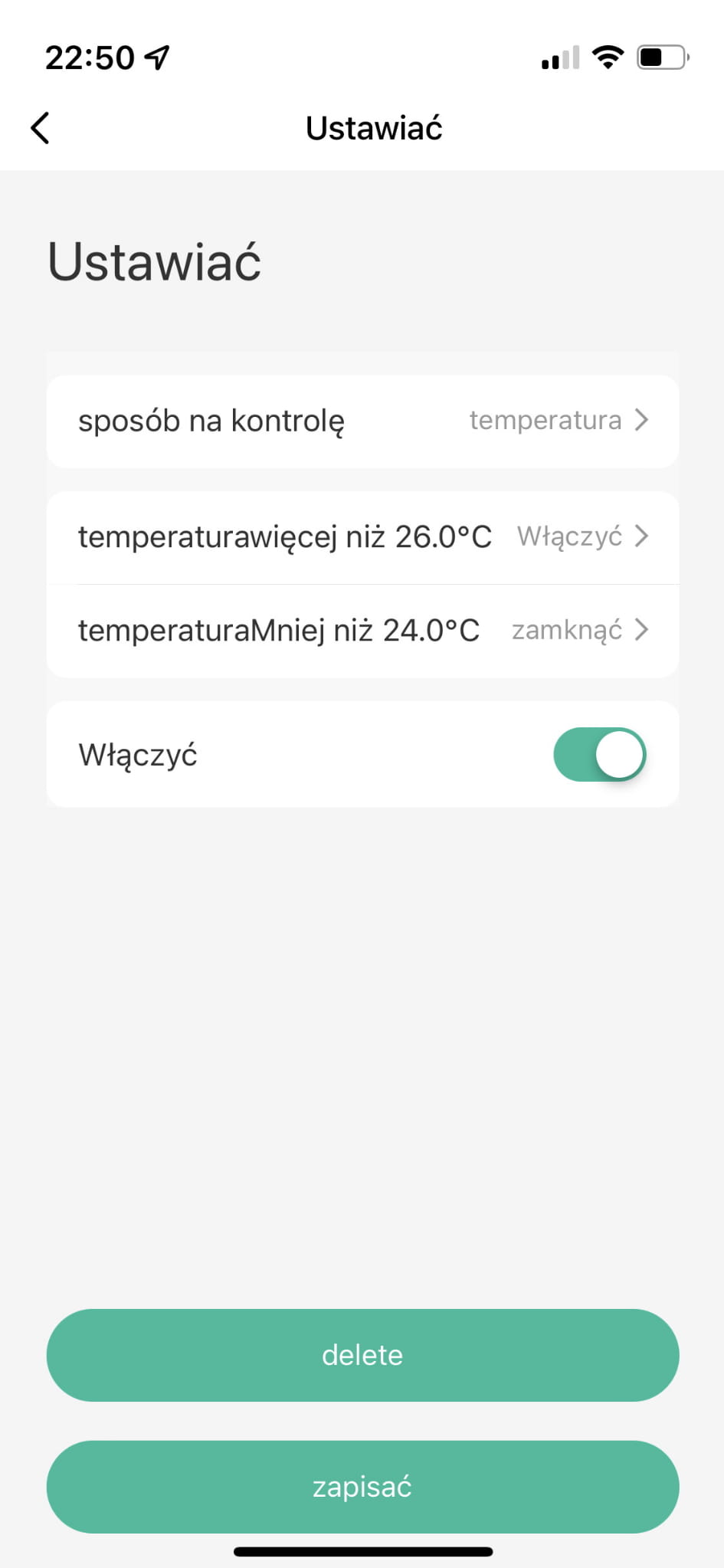 Automatyzacje w Smart Life