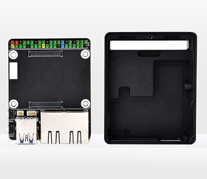 Mini Dual Gigabit Ethernet Base Board designed for CM 5, assembly guide step 2