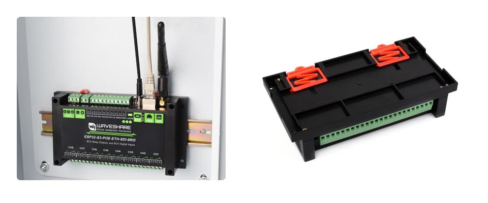 Przemysłowy moduł przekaźników WiFi ESP32-S3 PoE