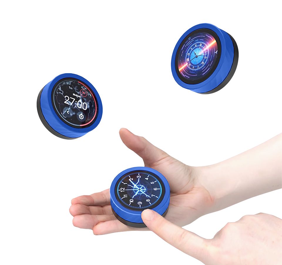 Touchscreen with knob