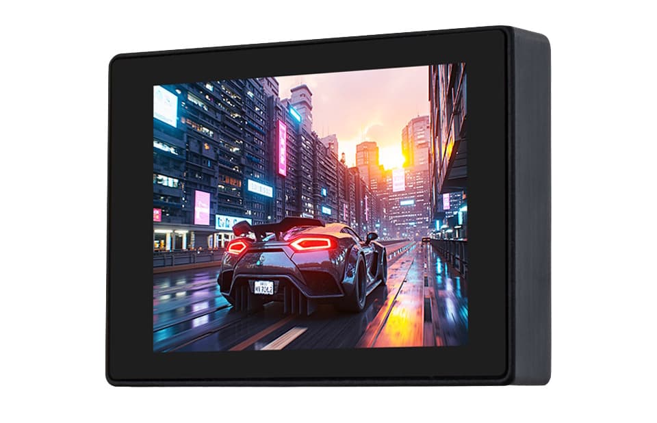 RP2350 development board with 2.41-inch AMOLED screen