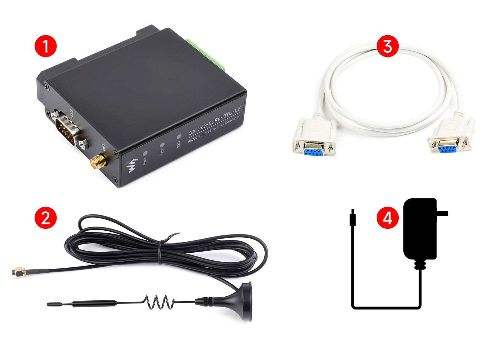 LoRa DTU Package Content