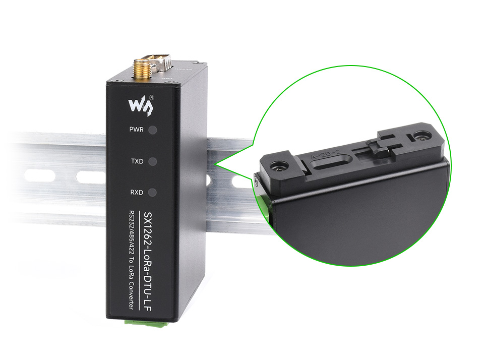 LoRa DTU Module on Rail
