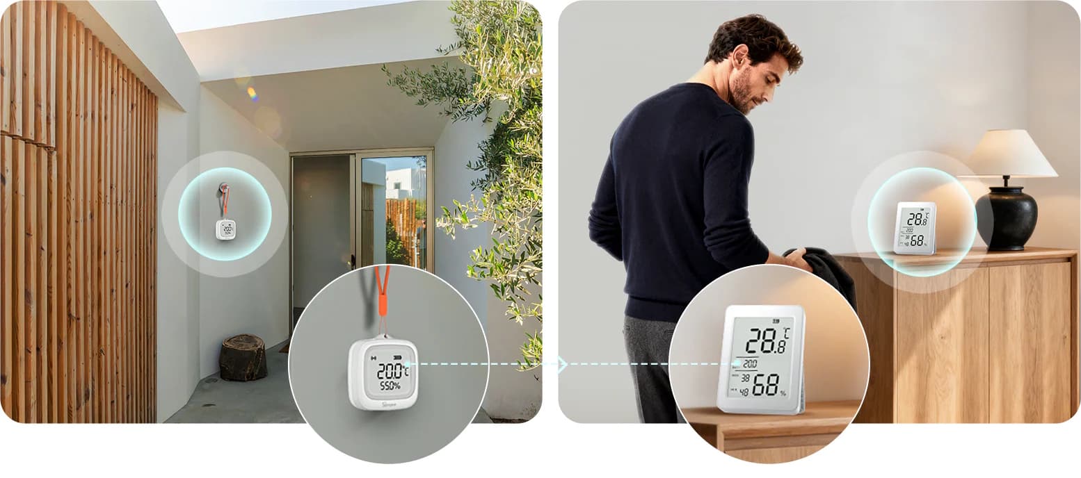 Vzdálený odečet teploty Sonoff