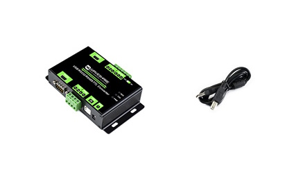 Zawartość zestawu Waveshare Multibus Converter USB RS232 RS485 TTL
