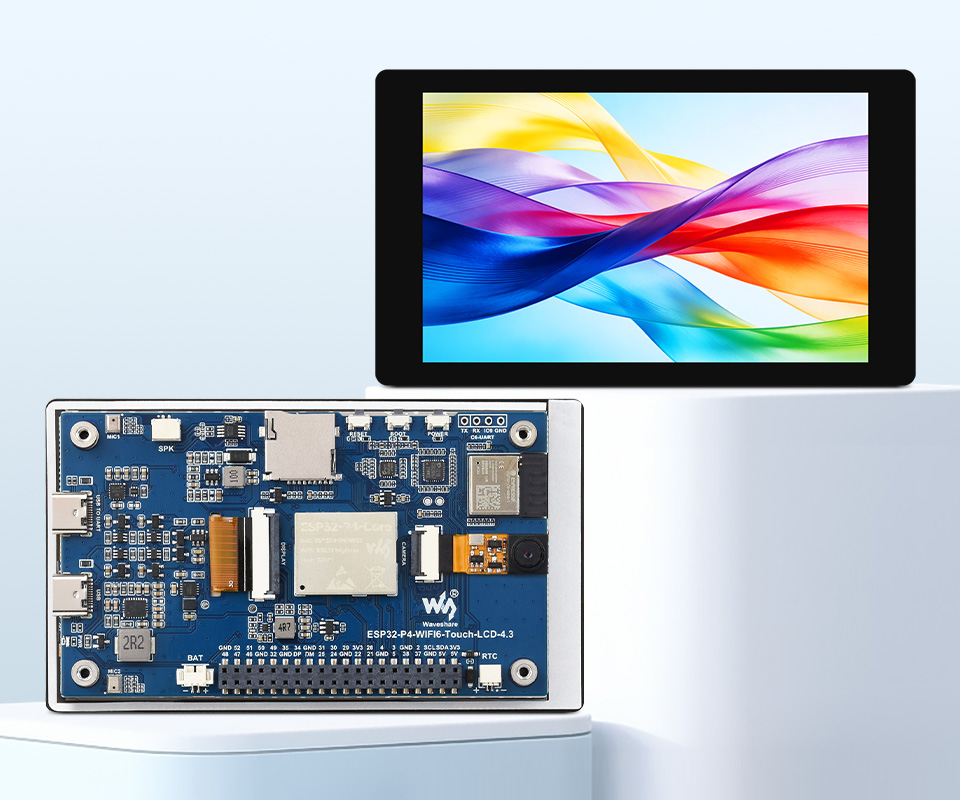 Płytka rozwojowa ESP32-P4-WIFI6-Touch-LCD-4.3 z ekranem 4.3 cala
