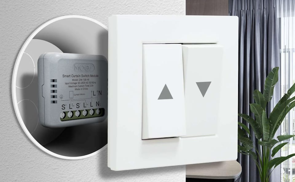 Inteligentny dopuszkowy sterownik rolet Zigbee 3.0