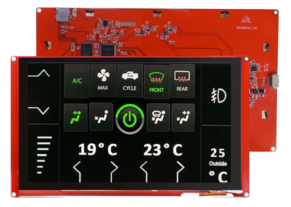 Wyświetlacz Nextion Intelligent NX1060P101-011C-I 10.1 cala IPS 1024x600 pojemnościowy panel dotykowy