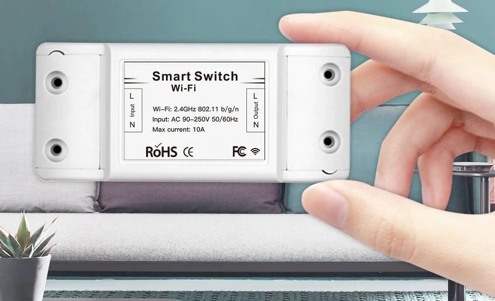 Uniwersalny inteligentny przekaźnik WiFi Tuya 90-250 V AC 10 A