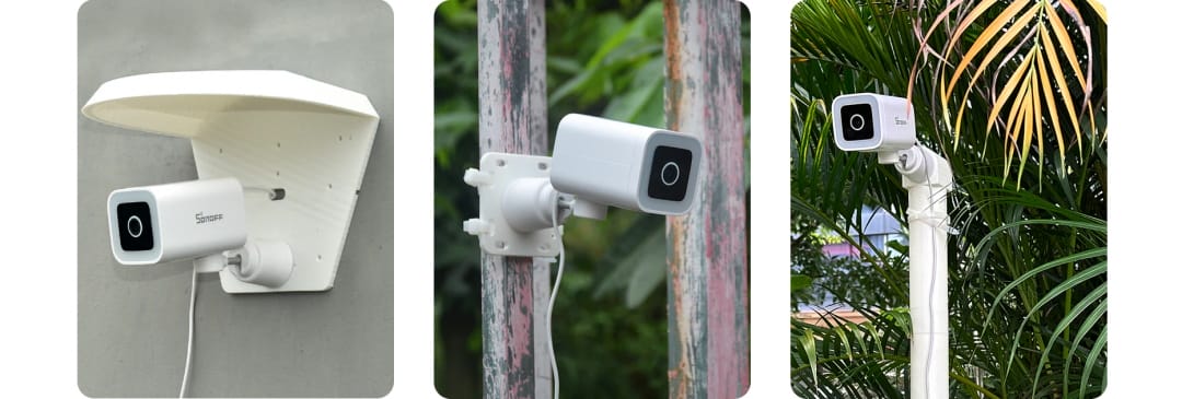 Uchwyty do druku 3D dla kamery SONOFF CAM-B1P