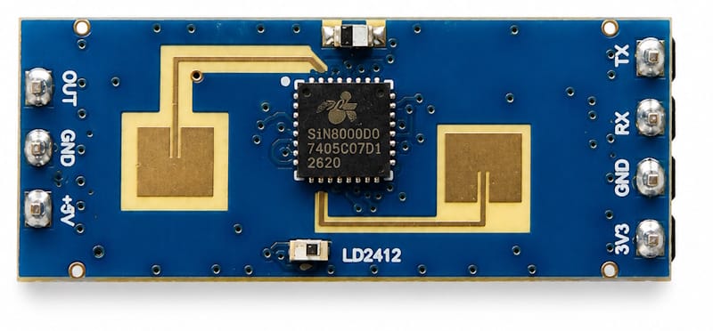 Wyprowadzenia i piny modułu HLK-LD2412