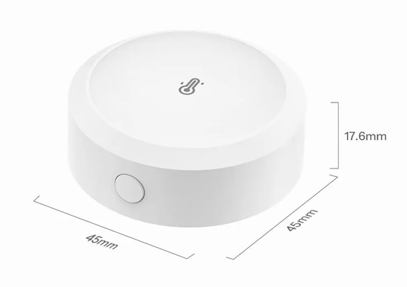 Wymiary modułu SNZB-02M