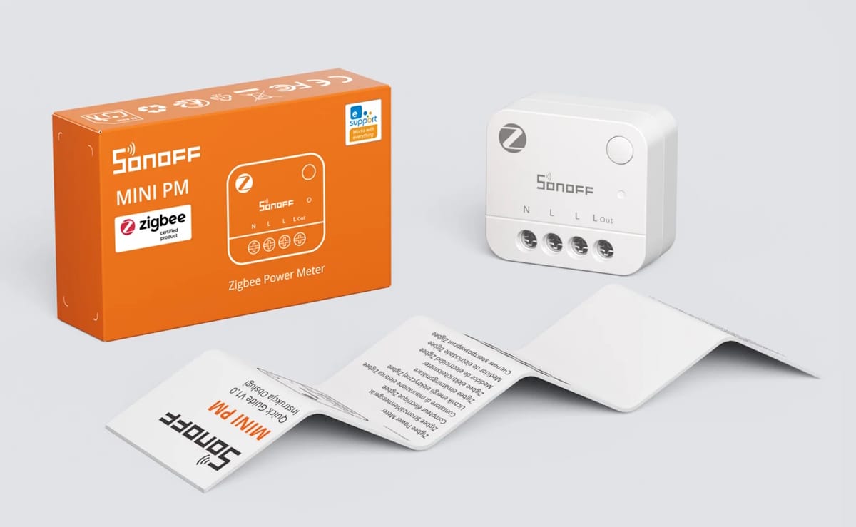 Kompletny zestaw miernika energii SONOFF MINI PM Zigbee