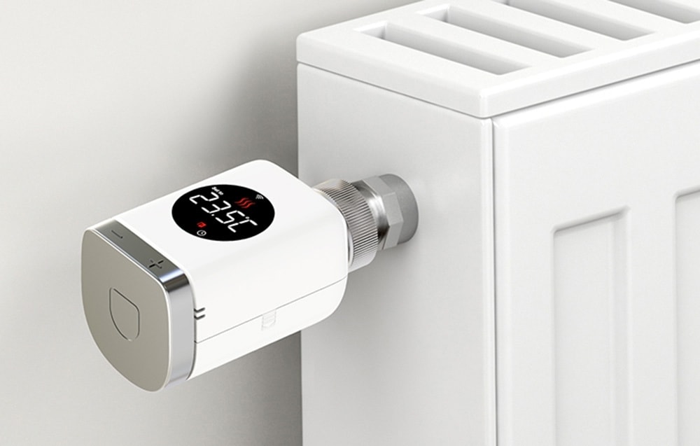 Inteligentna głowica termostatyczna MOES TRV 801 ZigBee na kaloryferze