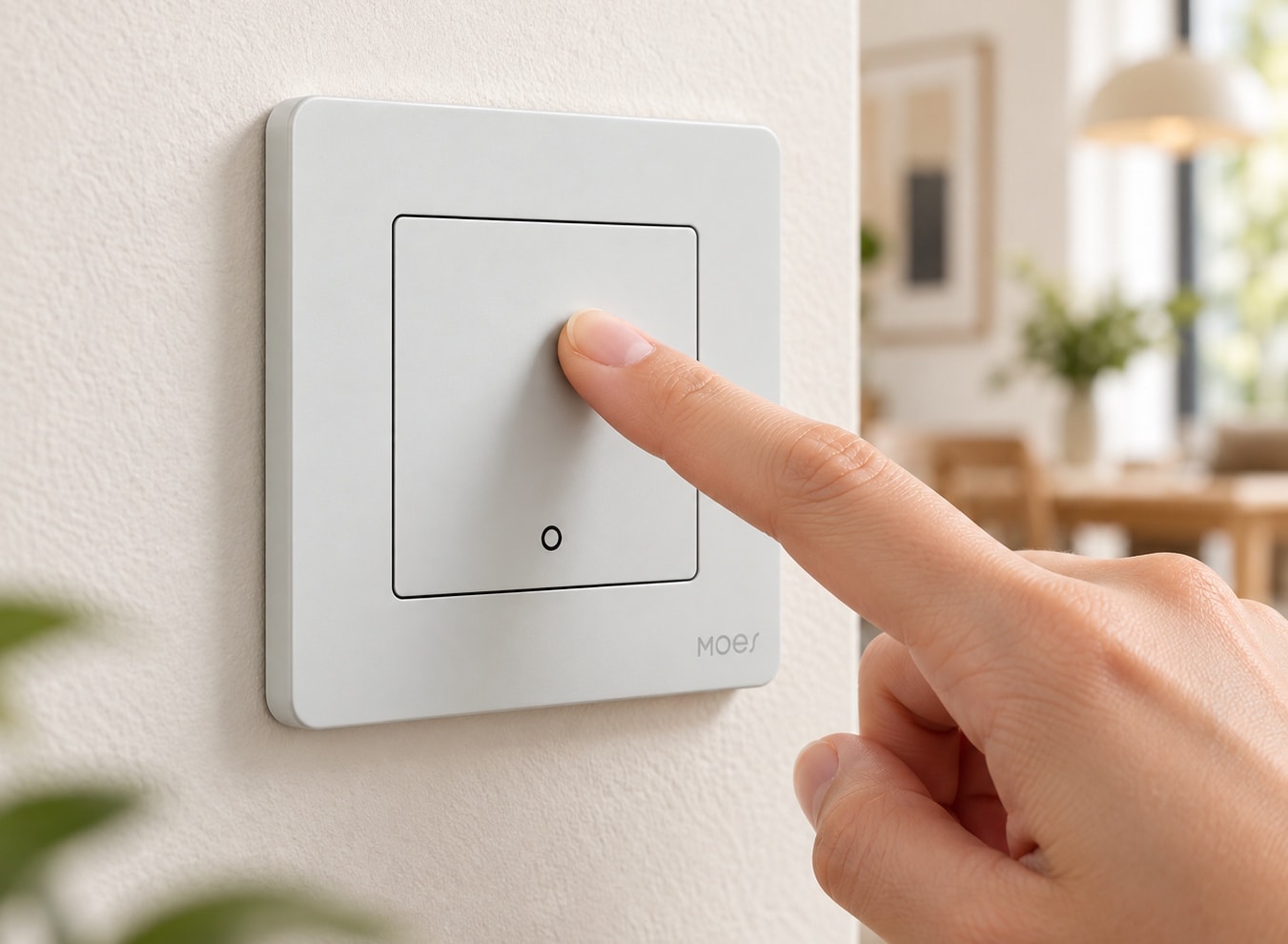 Pilot Zigbee Tuya Moes 1-kanałowy sterownik scen z obsługą 3 akcji
