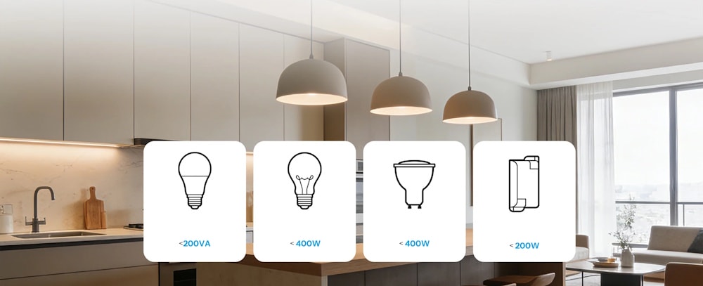 Zgodność ściemniacza Orb-ZBDIM ze źródłami światła typu dimmable