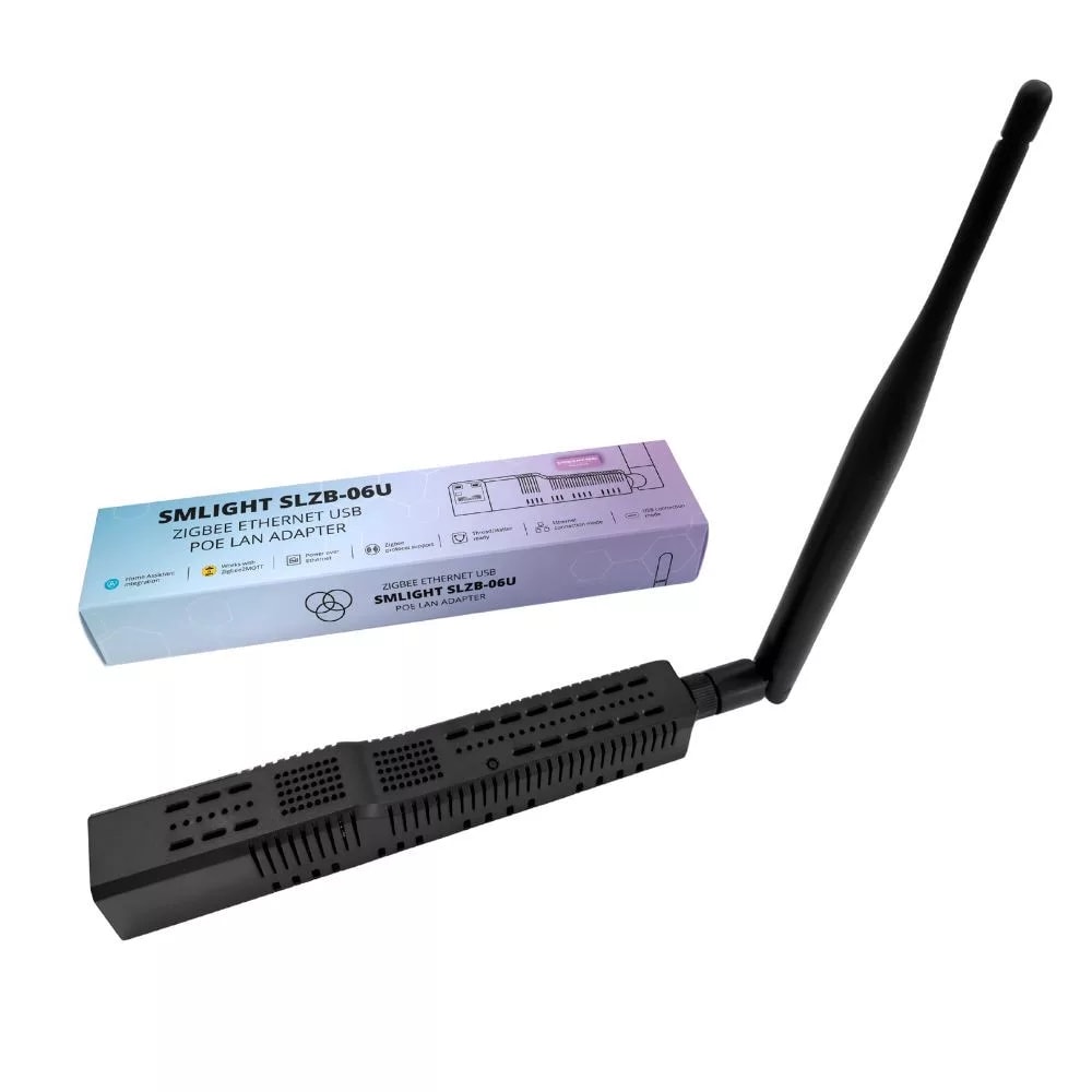 Bramka sieciowa SMLIGHT SLZB-06U z anteną SMA