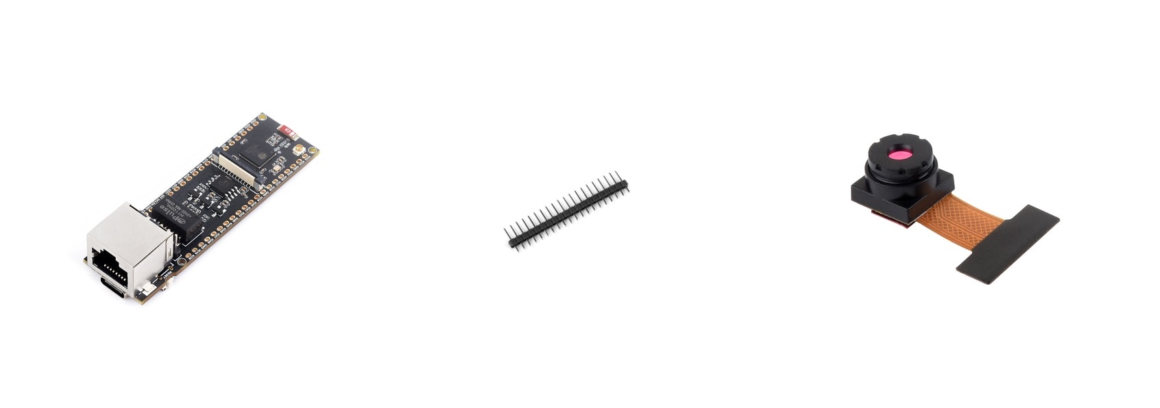 ESP32-S3 ETH płytka deweloperska stanowiąca element zestawu ESP32-S3-ETH-CAM-KIT z kamerą OV5640