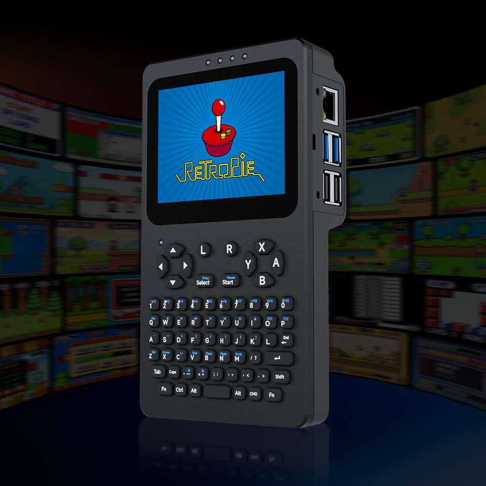 Przenośna konsola do gier RetroPie na bazie PocketTerm35